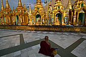 Yangon Myanmar. Shwedagon Pagoda (the Golden Stupa).  